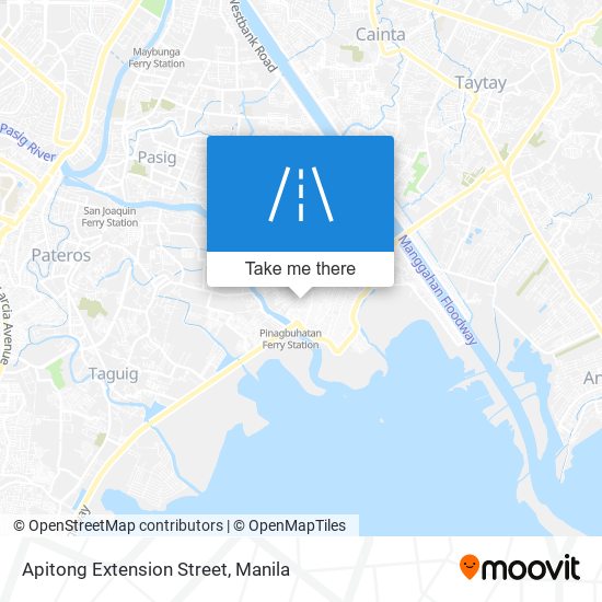 Apitong Extension Street map