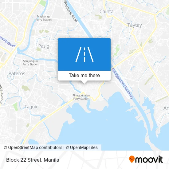 Block 22 Street map