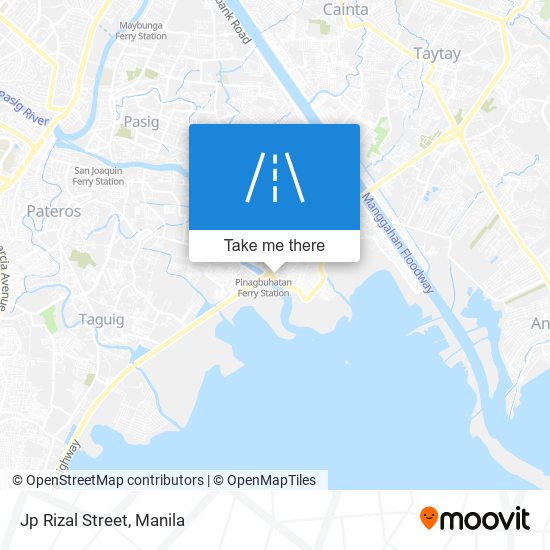 Jp Rizal Street map