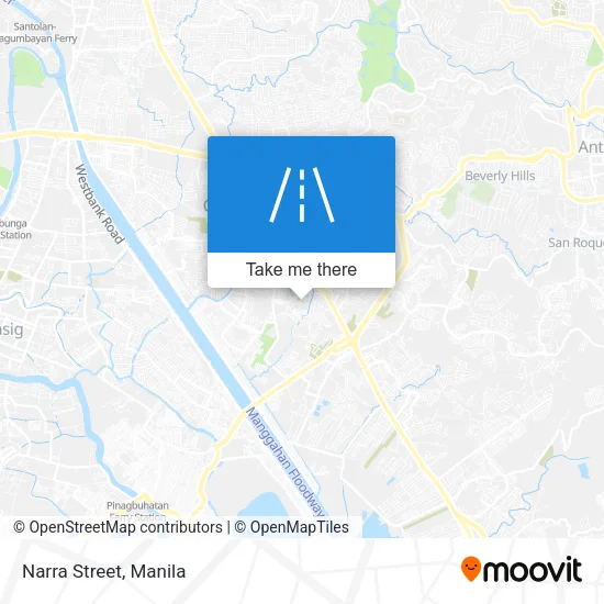 Narra Street map