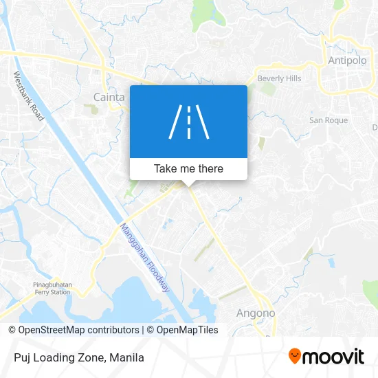 Puj Loading Zone map