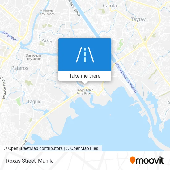 Roxas Street map