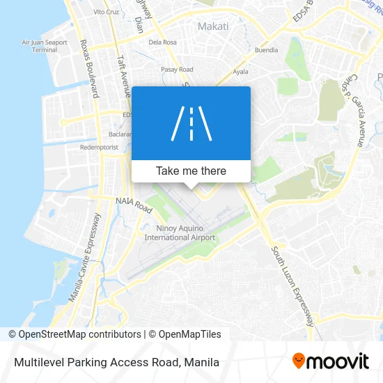 Multilevel Parking Access Road map
