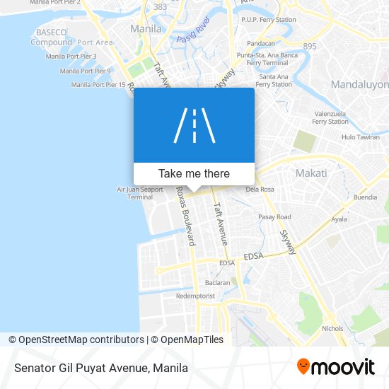 Senator Gil Puyat Avenue map