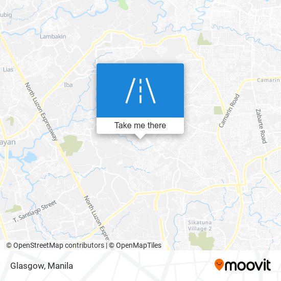 Glasgow map