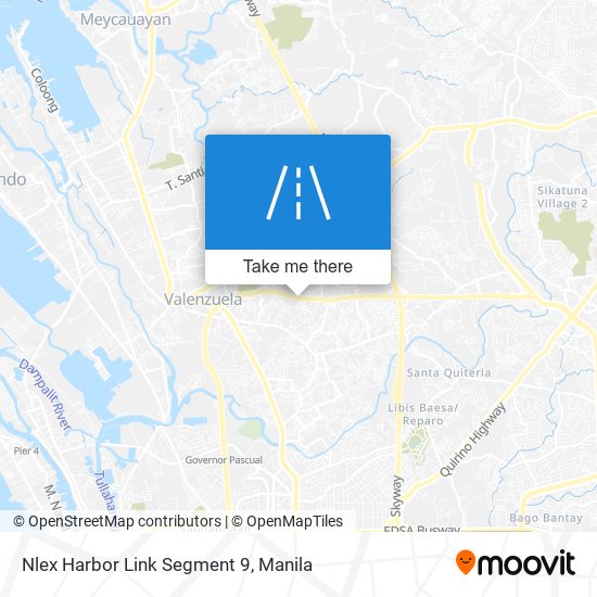 Nlex Harbor Link Segment 9 map