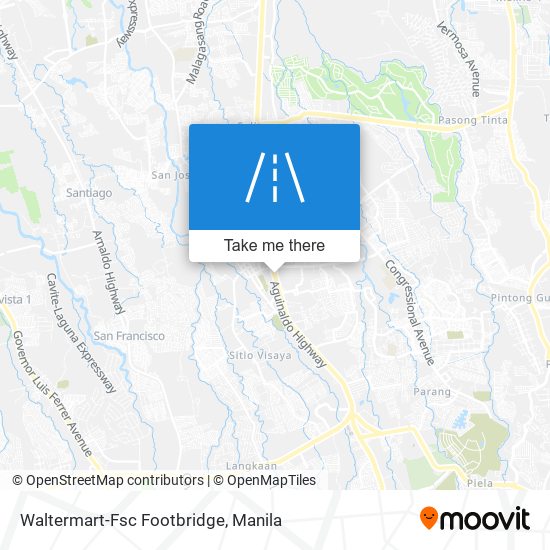 Waltermart-Fsc Footbridge map