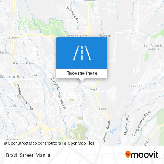 Brazil Street map
