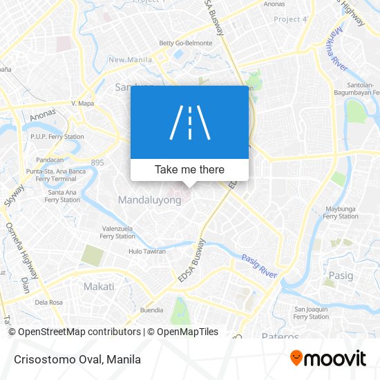 Crisostomo Oval map