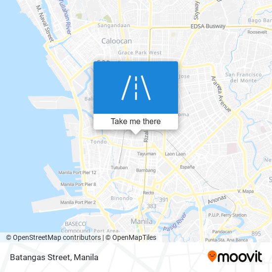 Batangas Street map