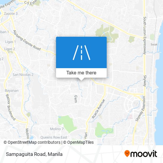 Sampaguita Road map