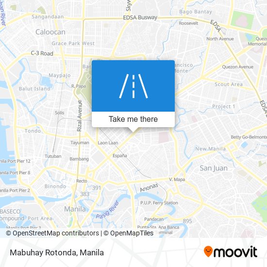 Mabuhay Rotonda map