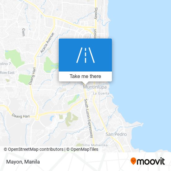 Mayon map