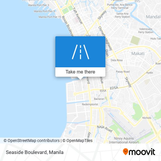 Seaside Boulevard map