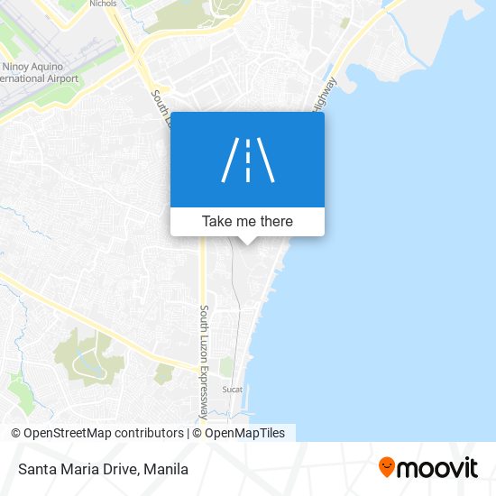 Santa Maria Drive map