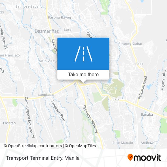 Transport Terminal Entry map