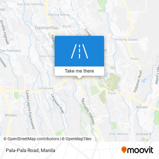 Pala-Pala Road map