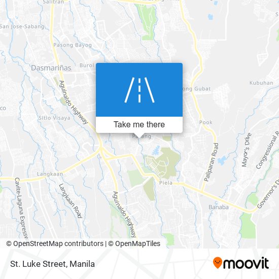 St. Luke Street map