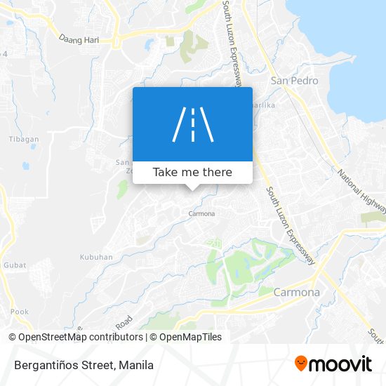 Bergantiños Street map