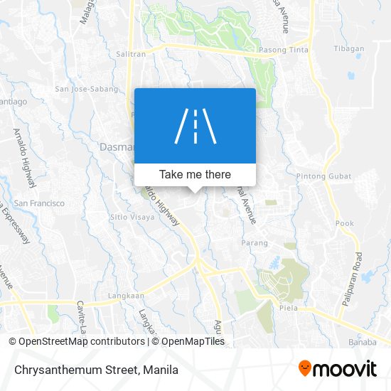 Chrysanthemum Street map