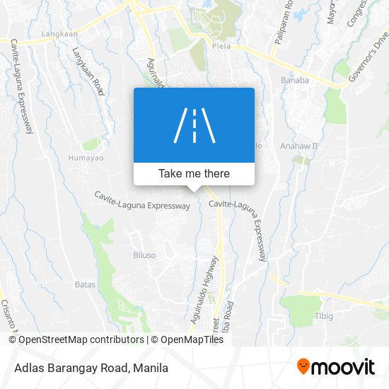 Adlas Barangay Road map