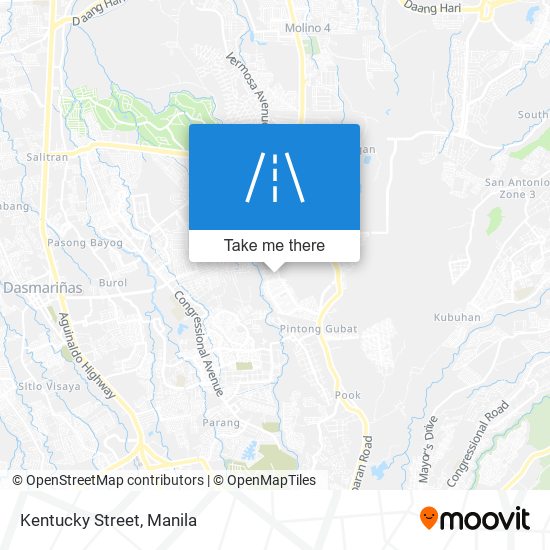 Kentucky Street map