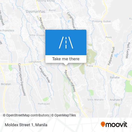Moldex Street 1 map