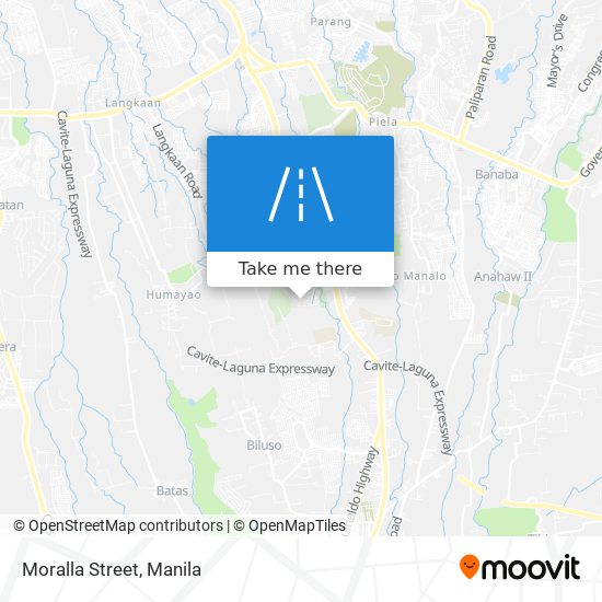 Moralla Street map