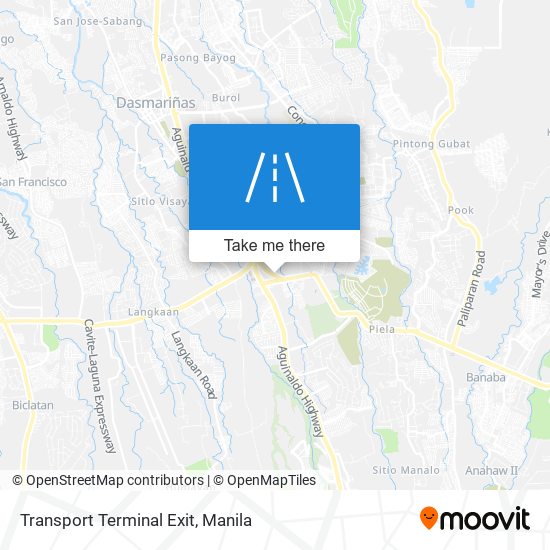 Transport Terminal Exit map