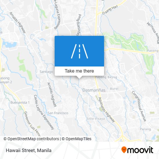 Hawaii Street map