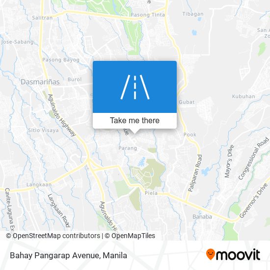 Bahay Pangarap Avenue map