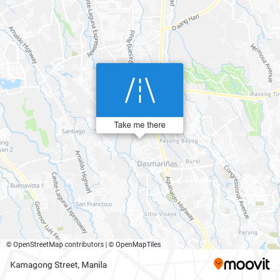 Kamagong Street map