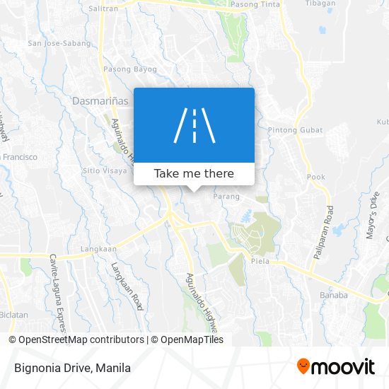 Bignonia Drive map