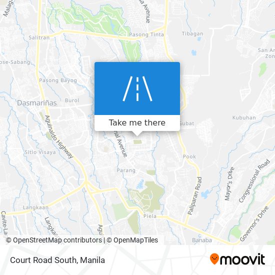 Court Road South map