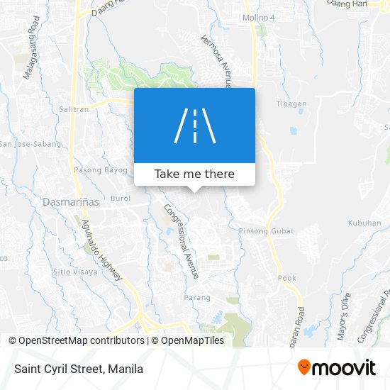 Saint Cyril Street map