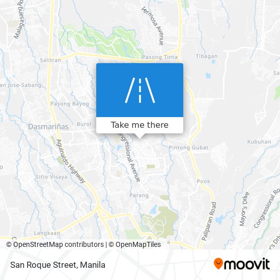 San Roque Street map