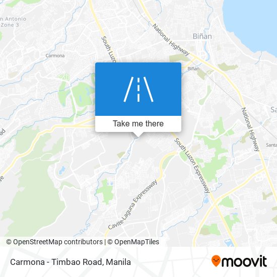 Carmona - Timbao Road map