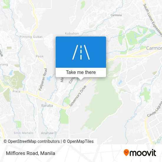 Milflores Road map