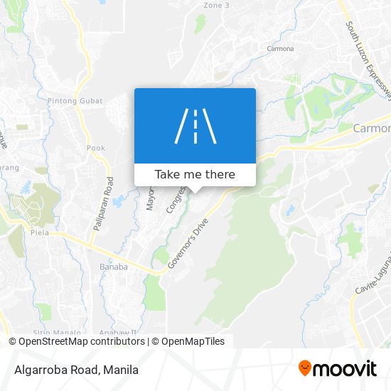 Algarroba Road map