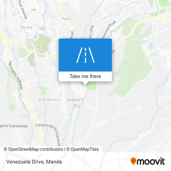 Venezuela Drive map