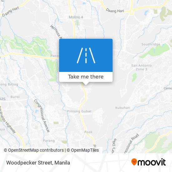 Woodpecker Street map