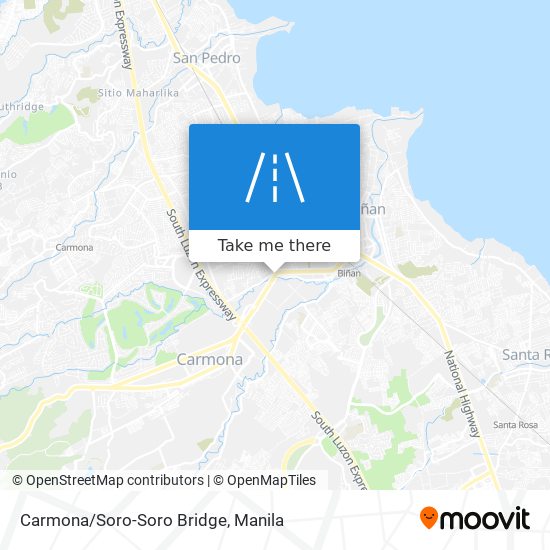 Carmona/Soro-Soro Bridge map