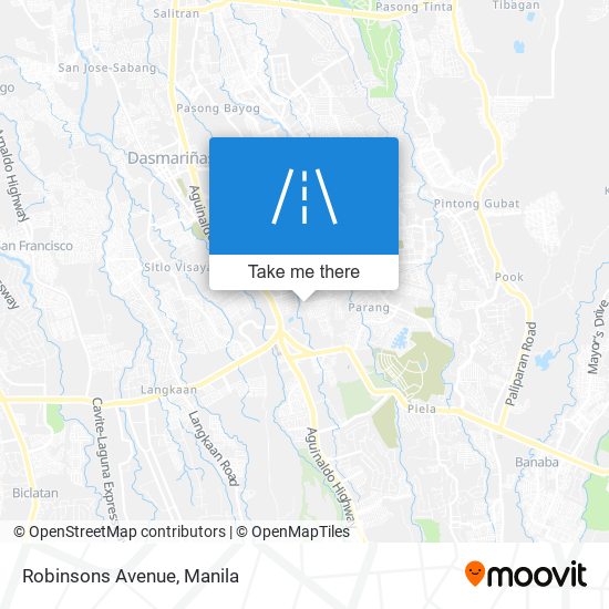 Robinsons Avenue map