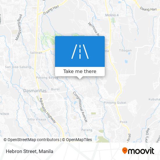 Hebron Street map