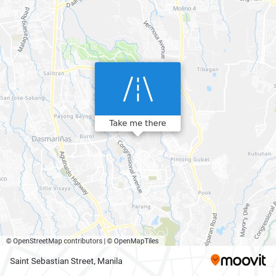 Saint Sebastian Street map