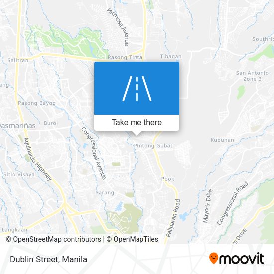 Dublin Street map