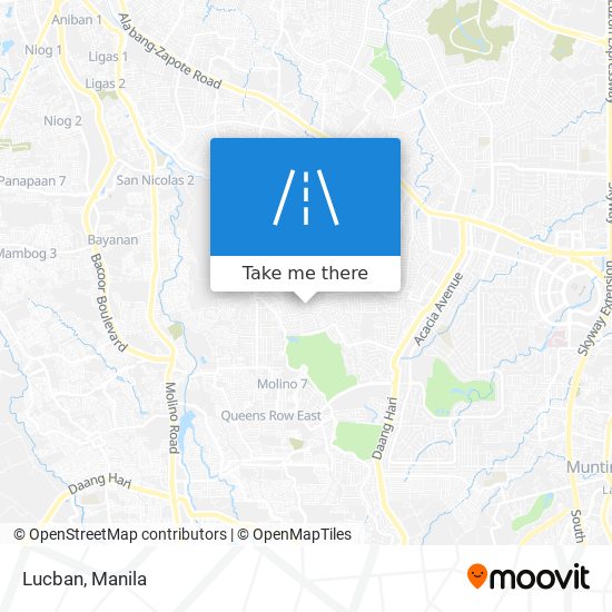 Lucban map