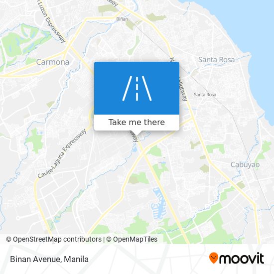 Binan Avenue map