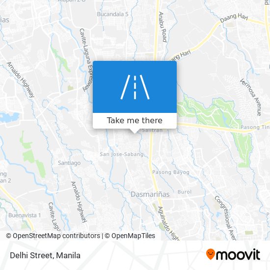 Delhi Street map