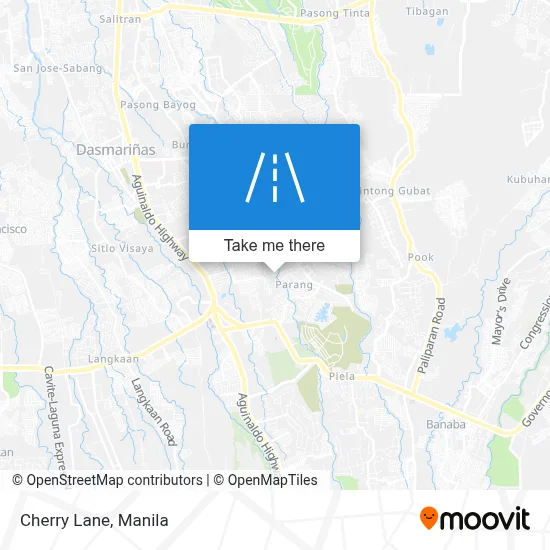 Cherry Lane map